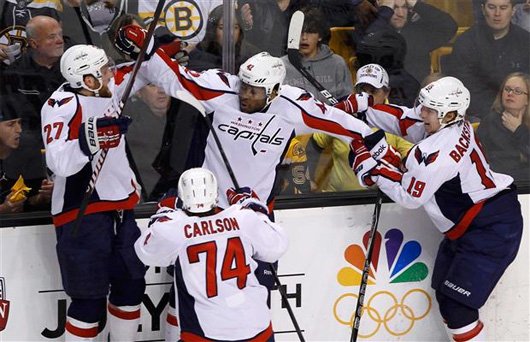 Ward scores winner as Capitals knock off Bruins